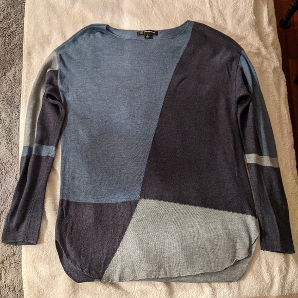 INC International Concepts Casual Geometric Sweater Size Small - Picture 1 of 5